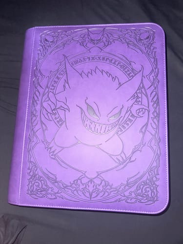Customer photo review of Purple Evil - Toploader Trading Card Binder