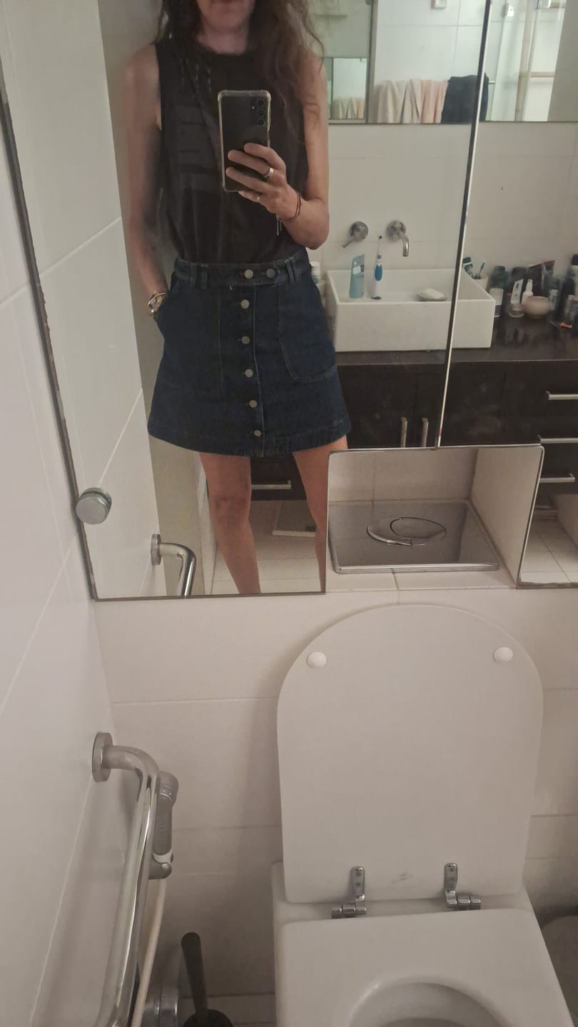 Customer photo review of חצאית לו
