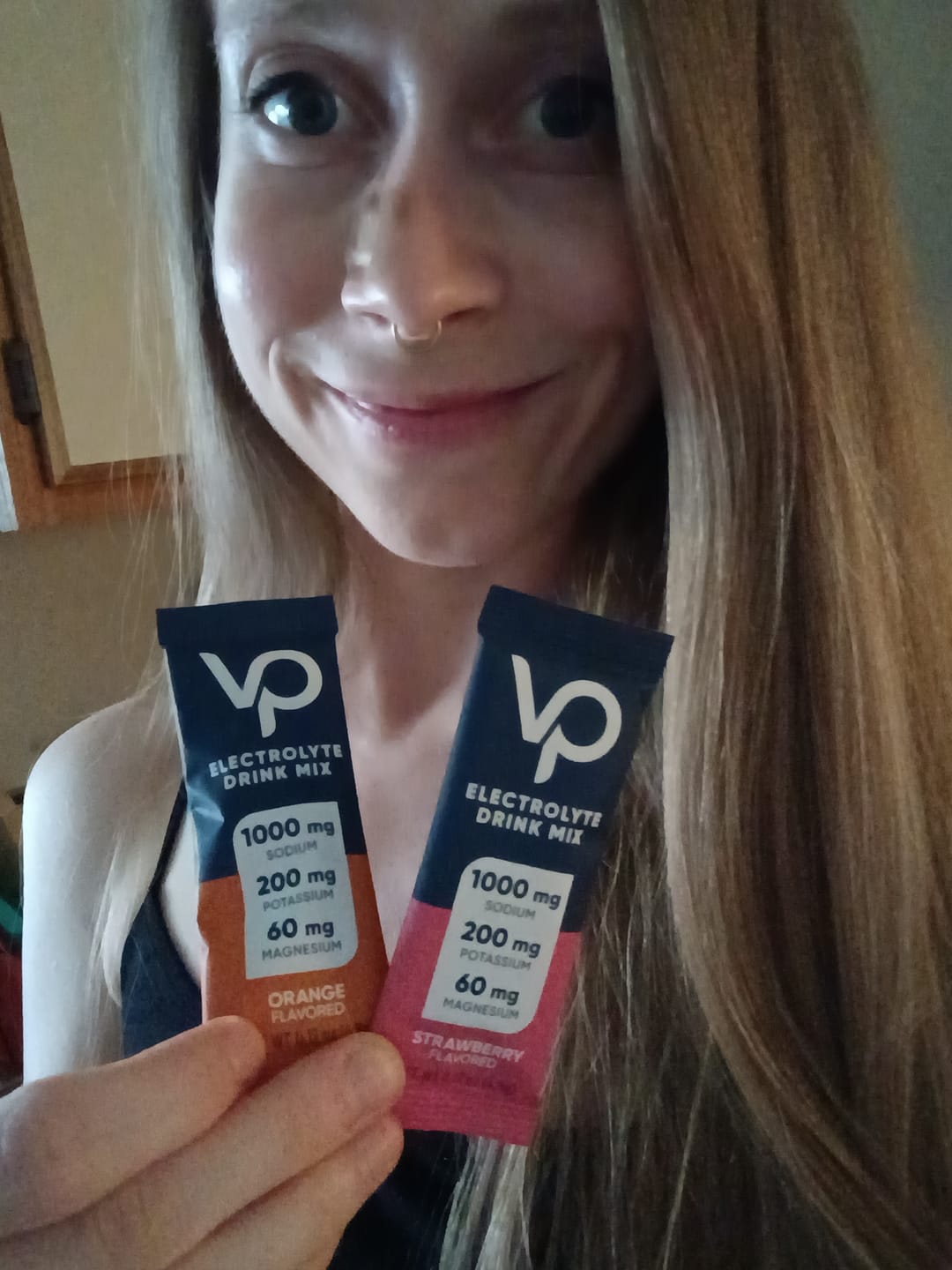 Customer photo review of High Sodium Sugar-Free Electrolyte Powder Packets
