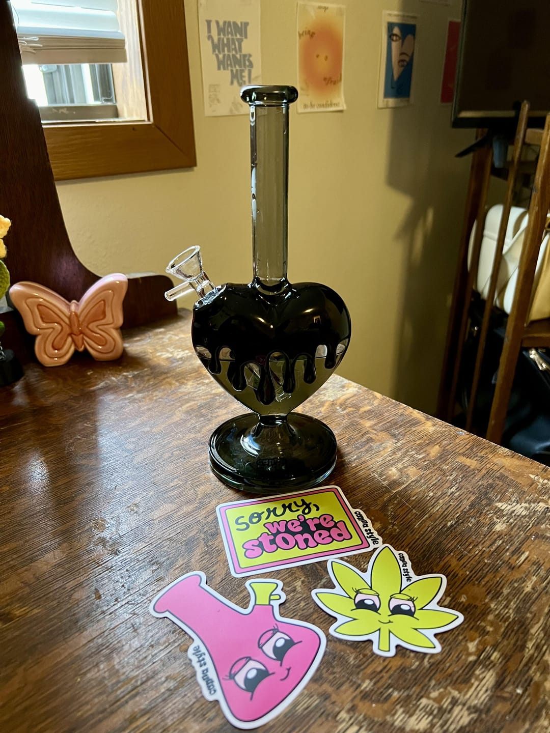 Customer photo review of GOTH HEART BONG