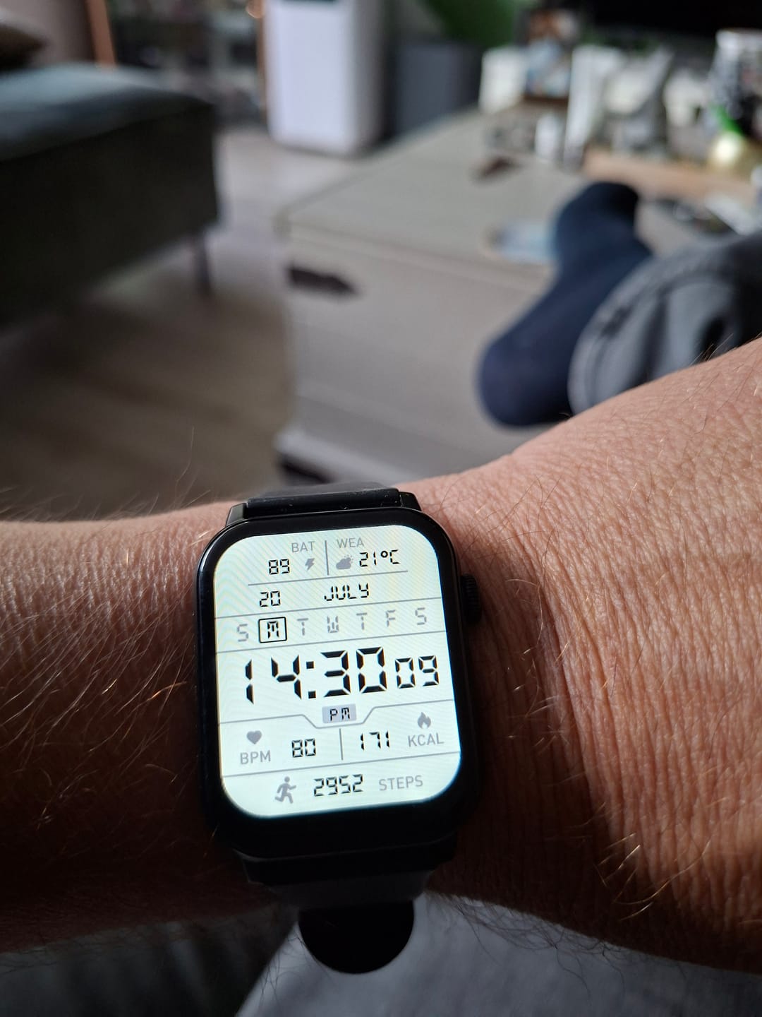 Customer photo review of Siltcon Smartwatch Heren & Dames Pro - Zwart