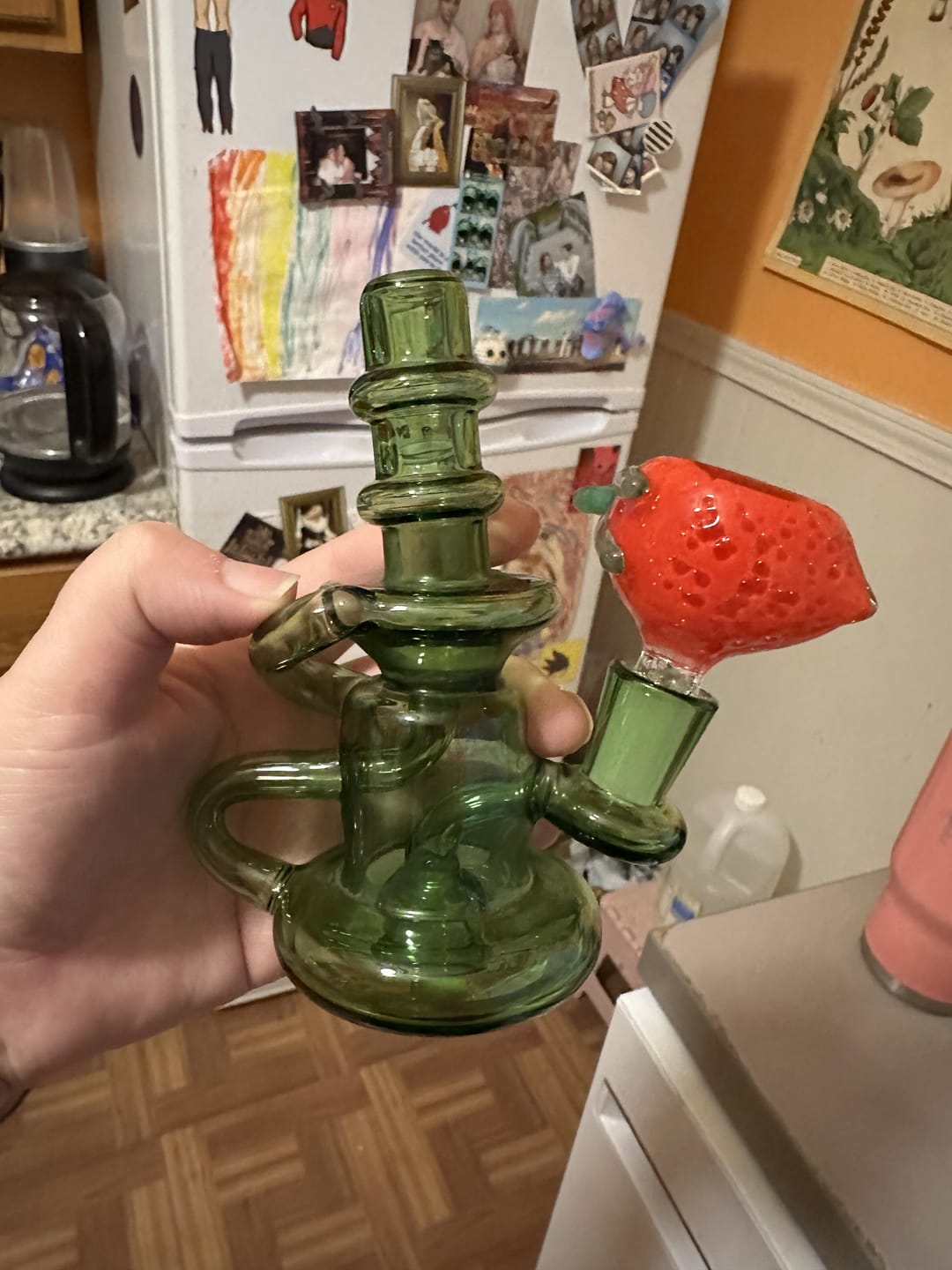 Customer photo review of MINI RECYCLER BONG