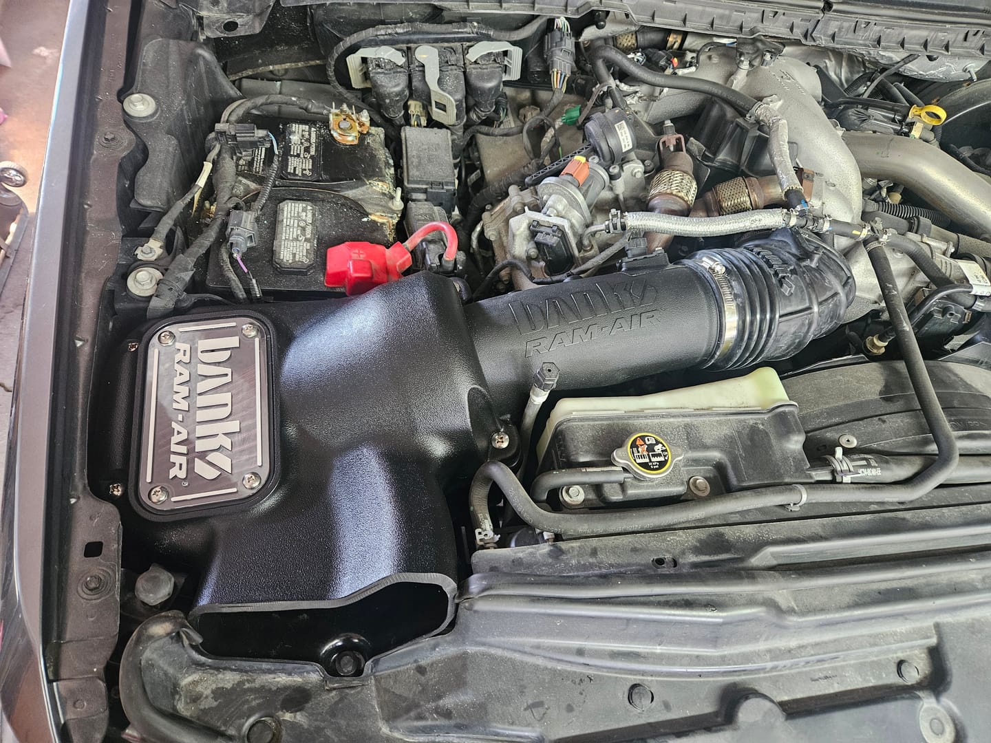 Customer photo review of 2020-2022 Powerstroke Cold Air Intake (41849)