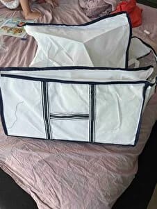 Customer photo review of Gule Home 2’li Vakumlu Hurç Seti Large + XXLarge Bez Çantalı Saklama Hurcu