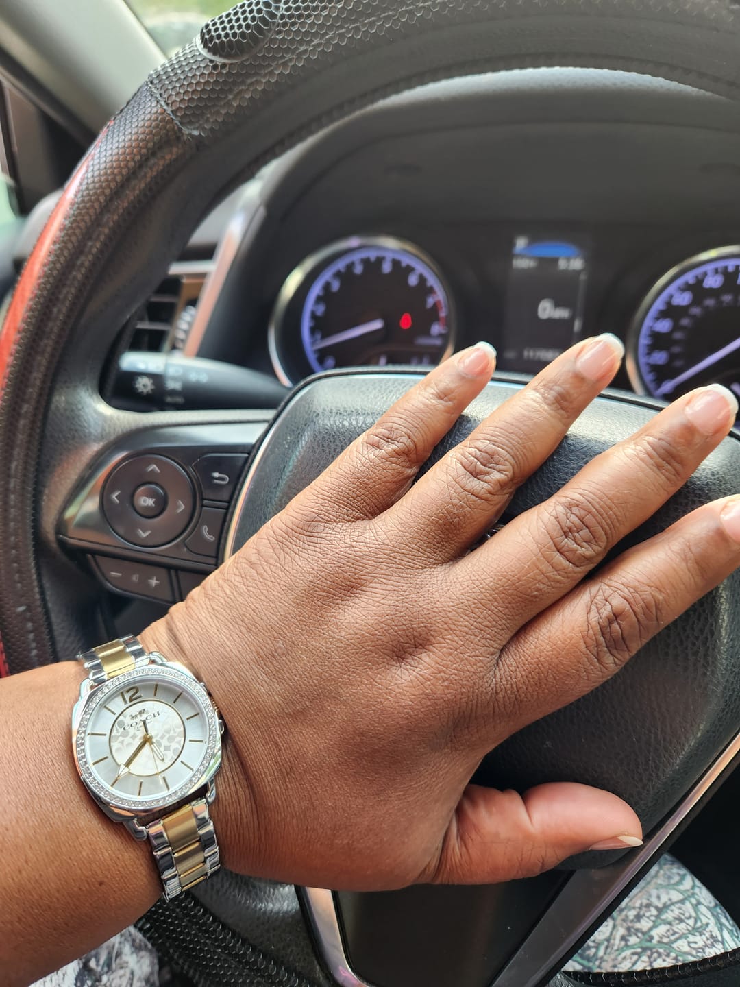 Customer photo review of DORADO Silver Timeless Watch - Black