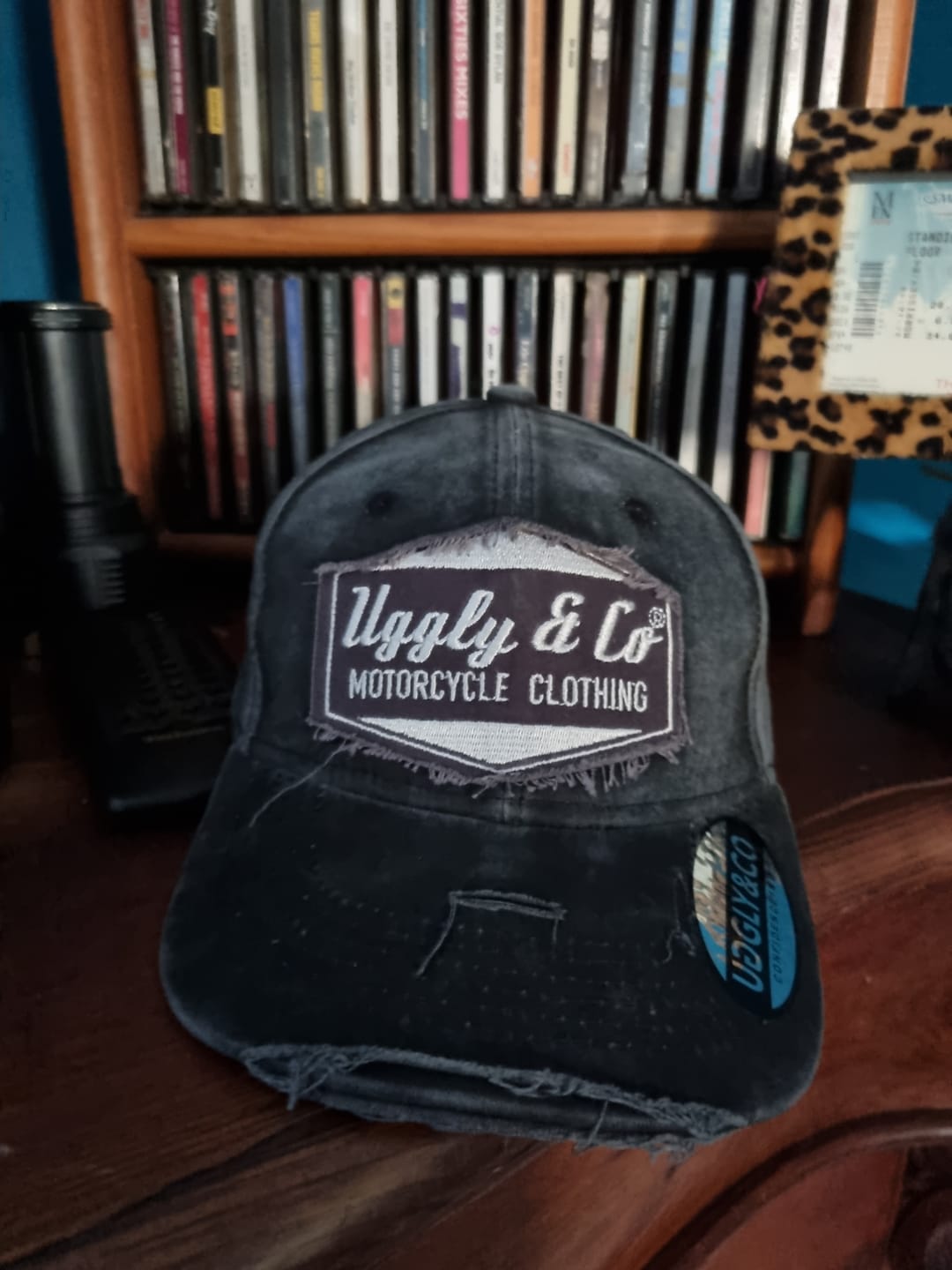 Customer photo review of Diamond Logo Black Baseball Cap