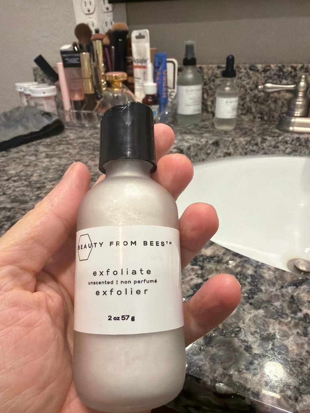 Customer photo review of Exfoliate