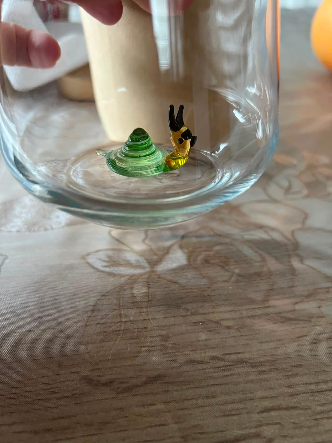 Customer photo review of Snail Glass