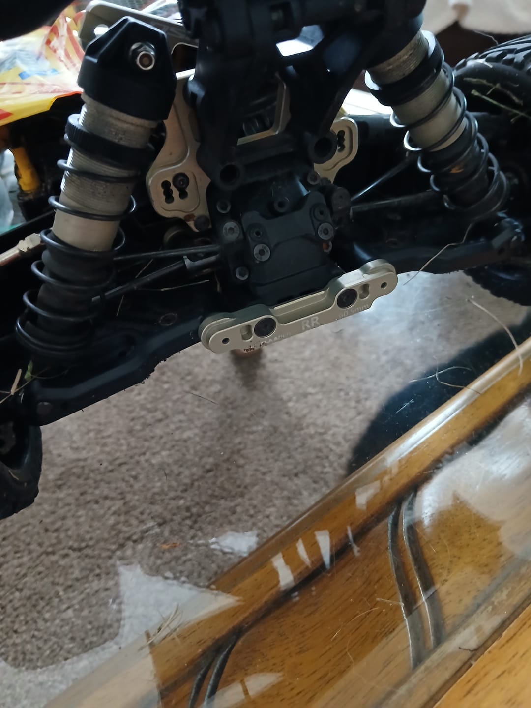 Customer photo review of Rear Shock Spring-Hard for DSK Buggy