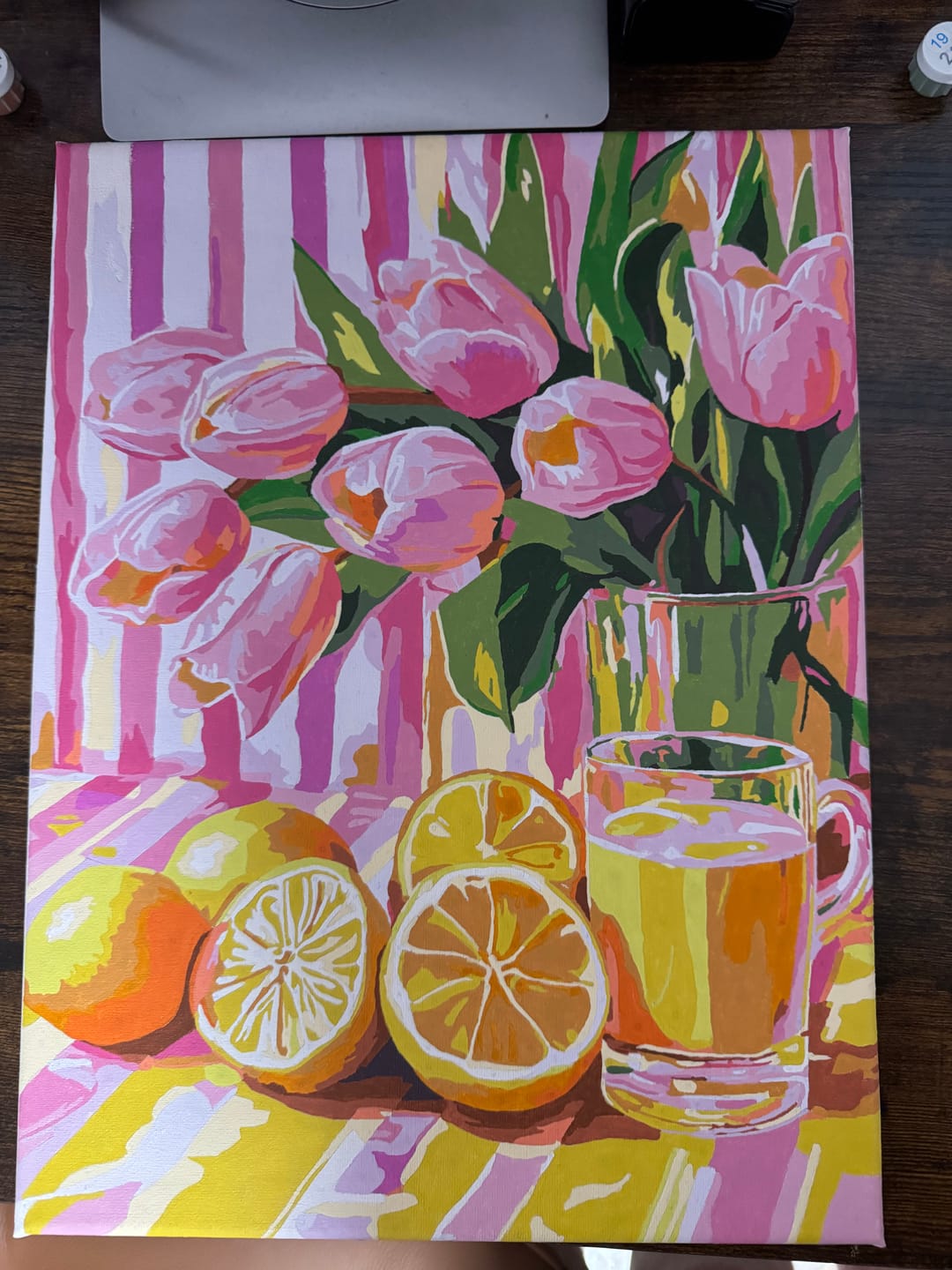 Customer photo review of Surprise Painting | Paint by Numbers