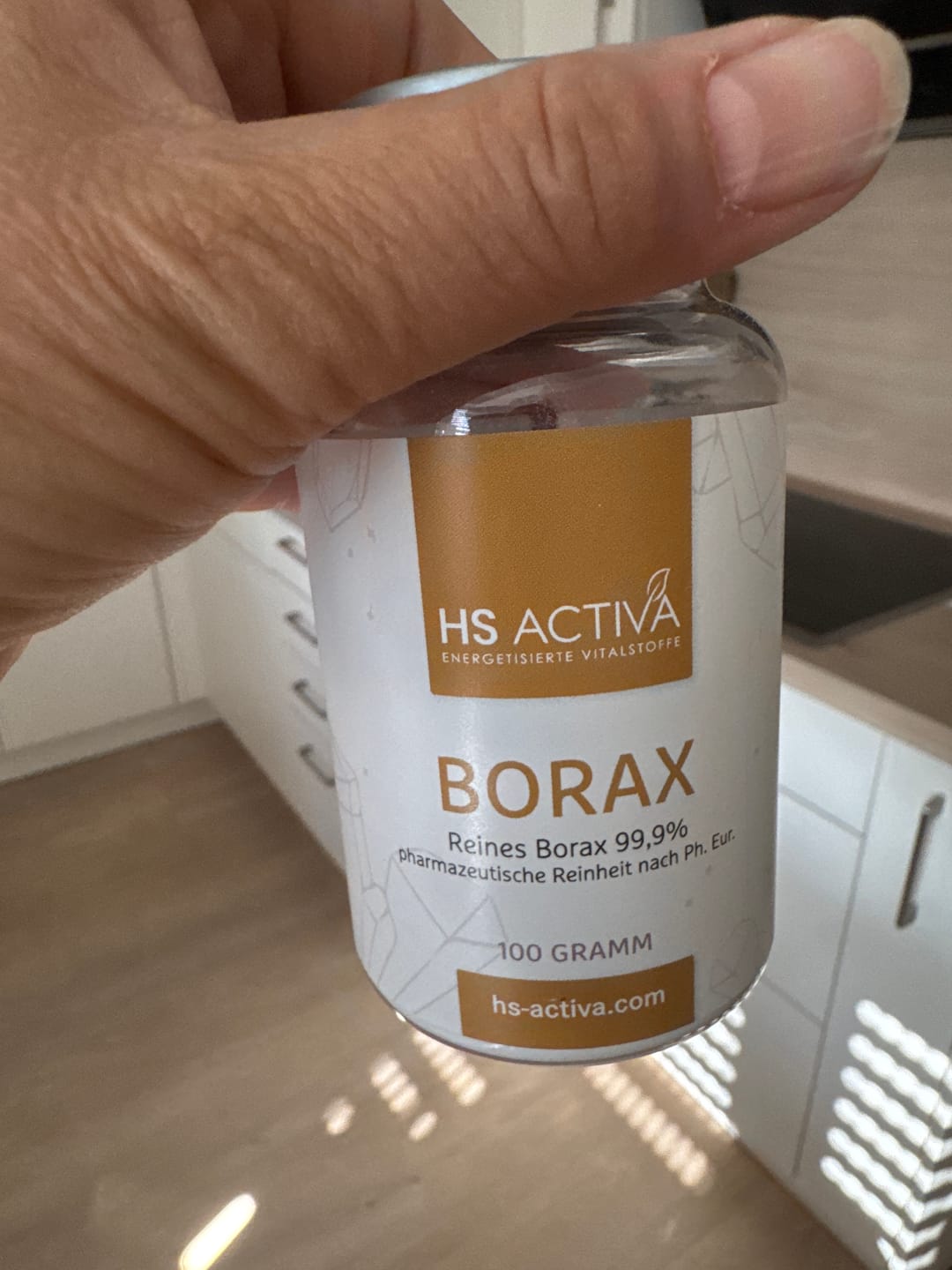 Customer photo review of Borax Pulver kaufen | 99,9 % reines Natriumtetraborat, 100 g