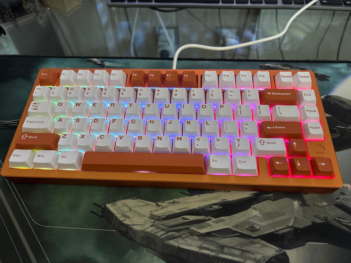 Customer photo review of WOBKEY - Rainy75 - 75% Aluminum Mechanical Keyboard