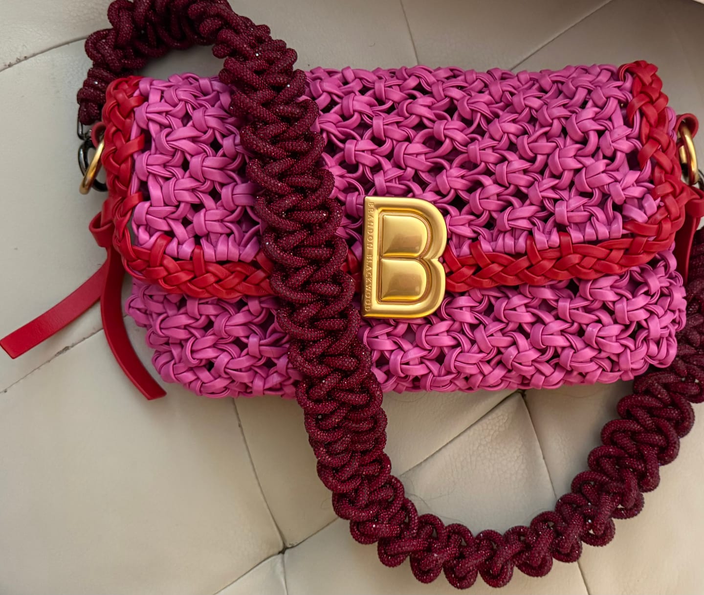 Customer photo review of LACE STRAP - Ruby Red (LIMITED EDITION)