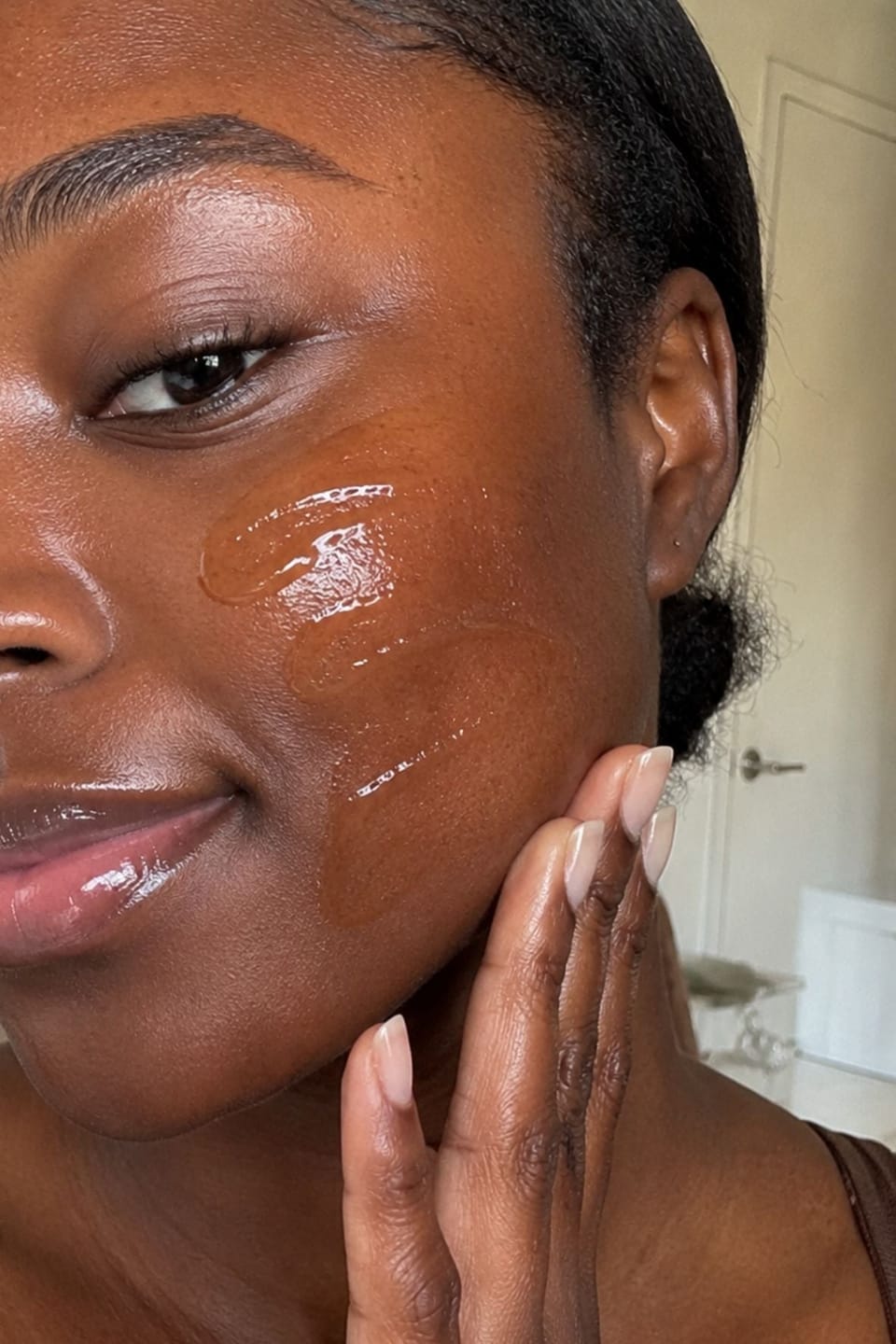 Customer photo review of GLOW SERUM