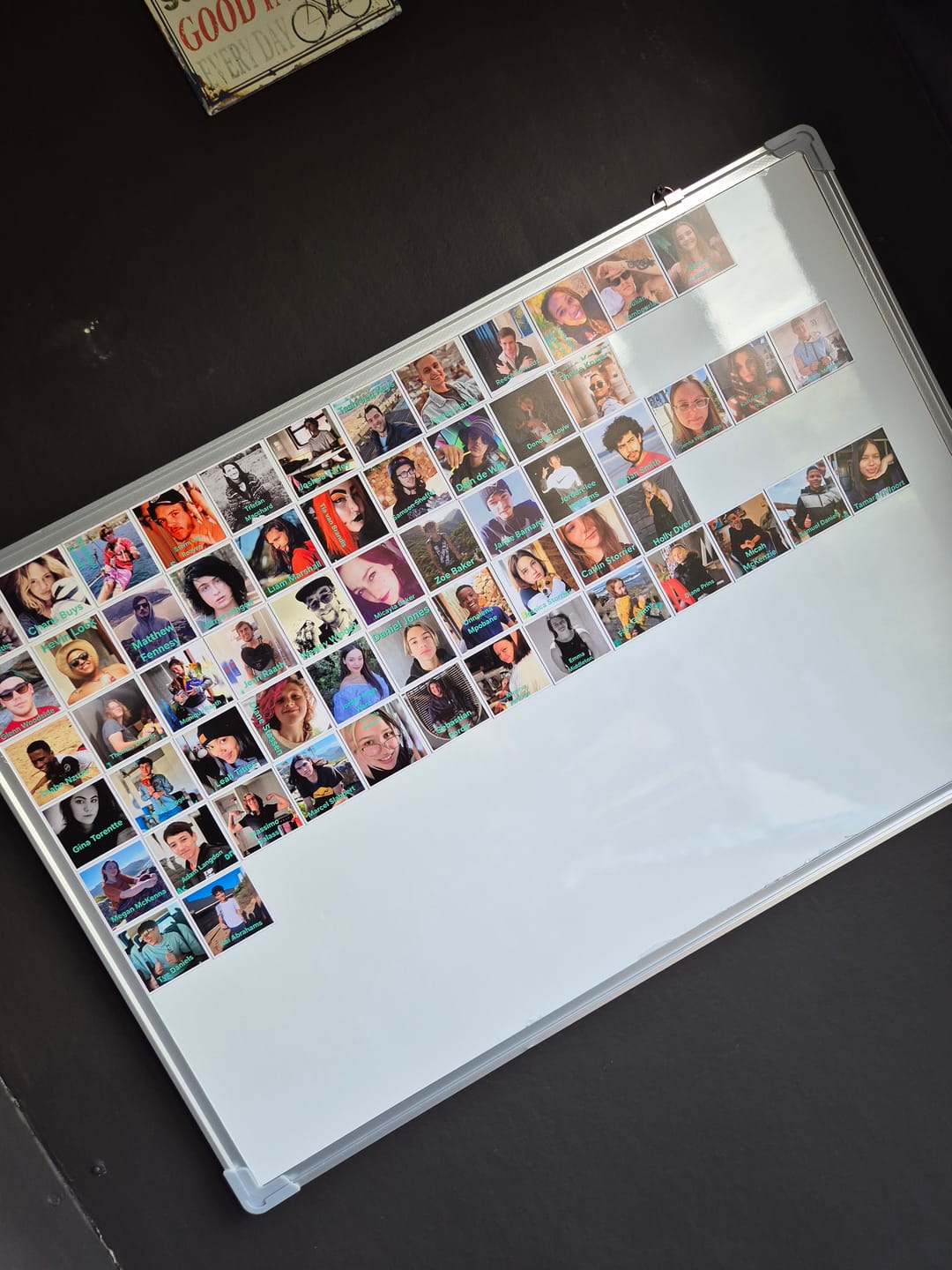 Customer photo review of Square Fridge Magnet - Set of 9, 12, 16 or 24