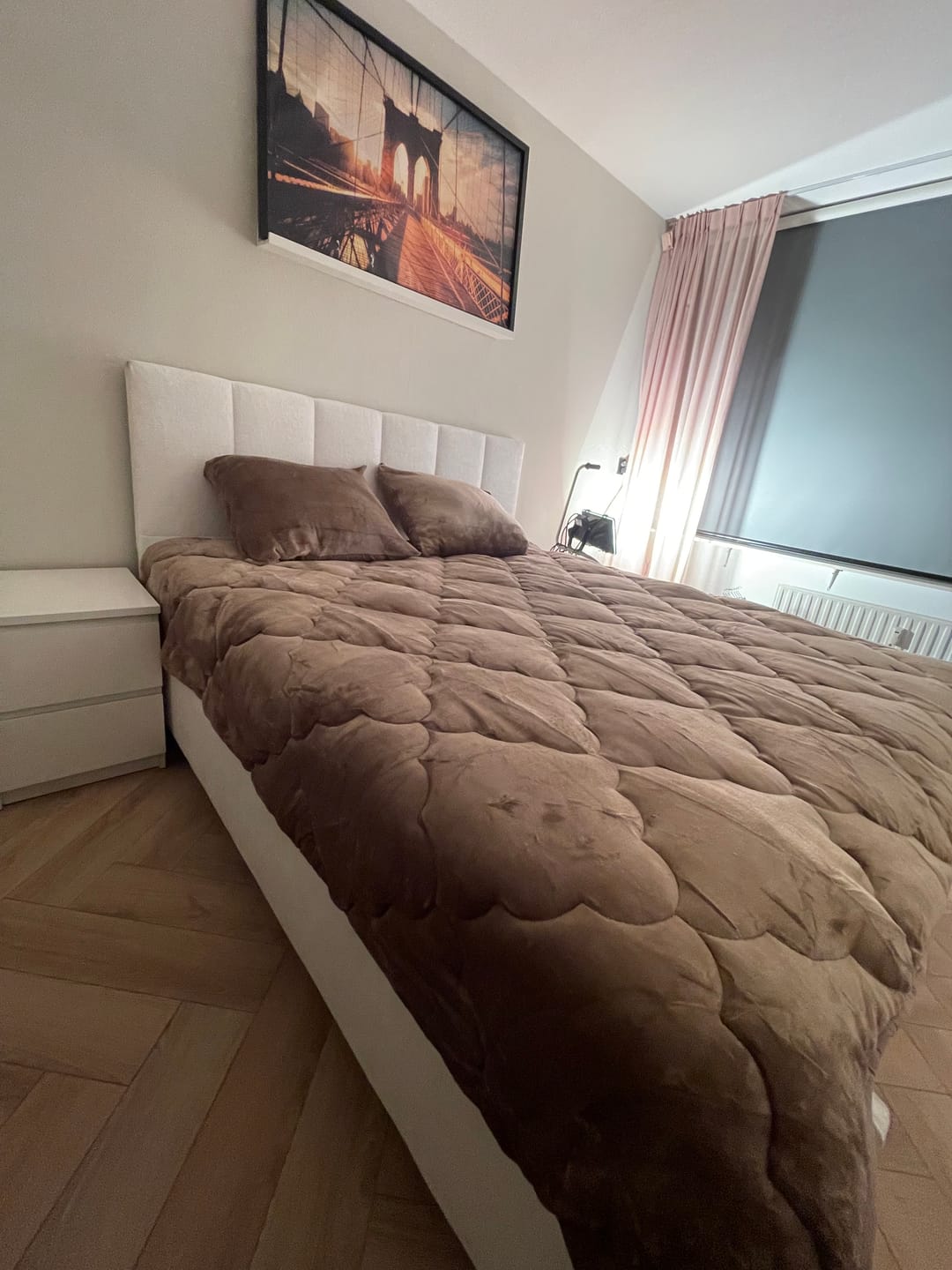 Customer photo review of Boxspring met opbergruimte Sierra