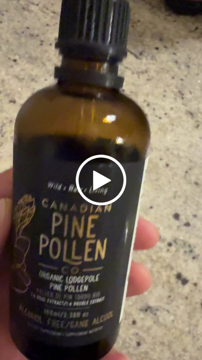 Customer video review of Alcohol Free- Lodgepole Pine Pollen Tincture - Certified Organic (100mL-3.4 fl oz)