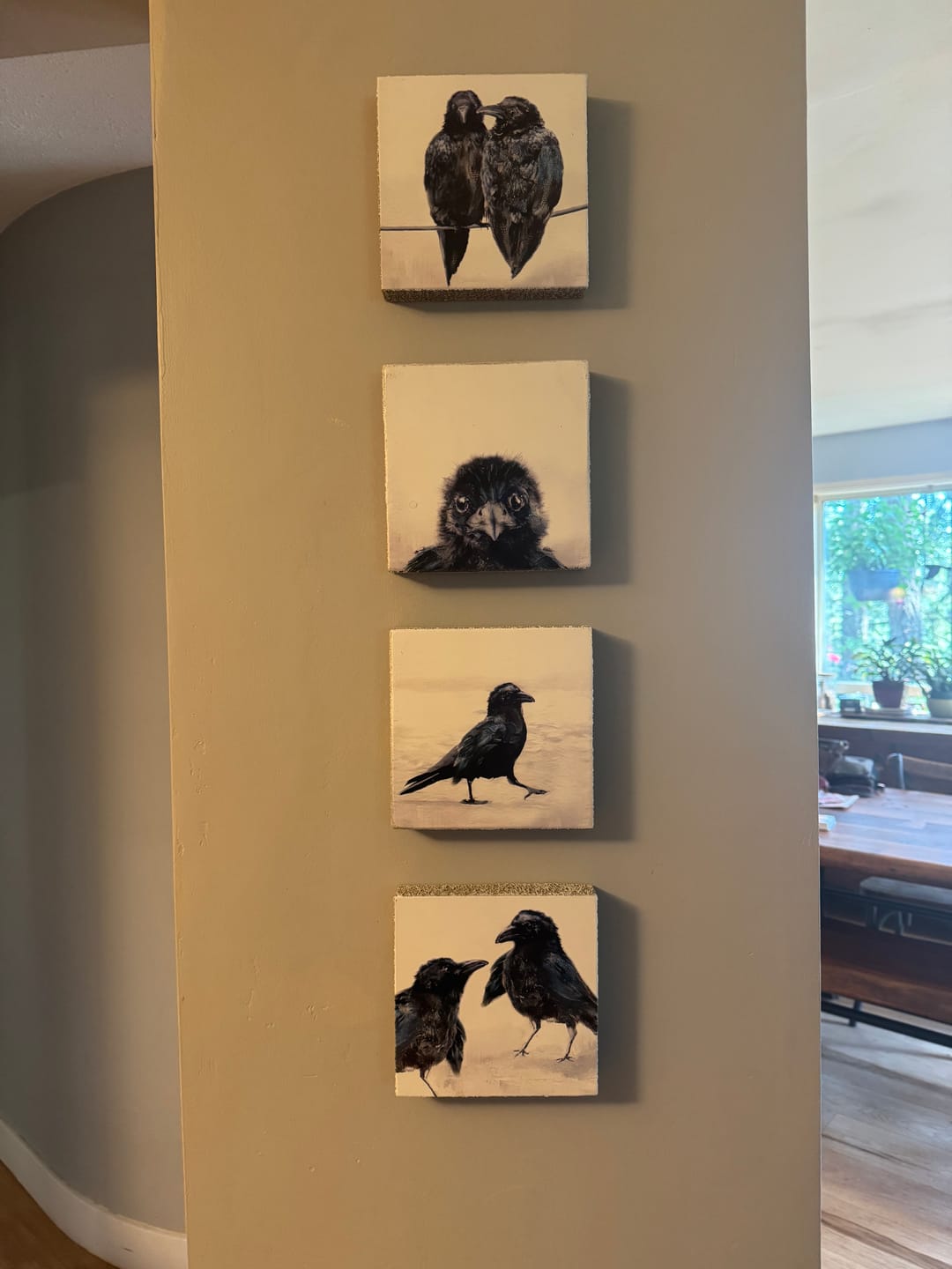 Customer photo review of Art Block - Lost & Found - Baby Crow