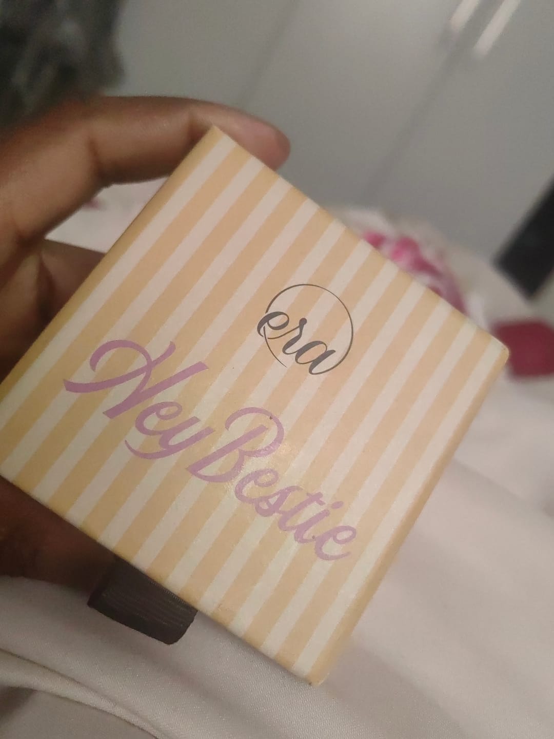 Customer photo review of Mini Era Logo Studs