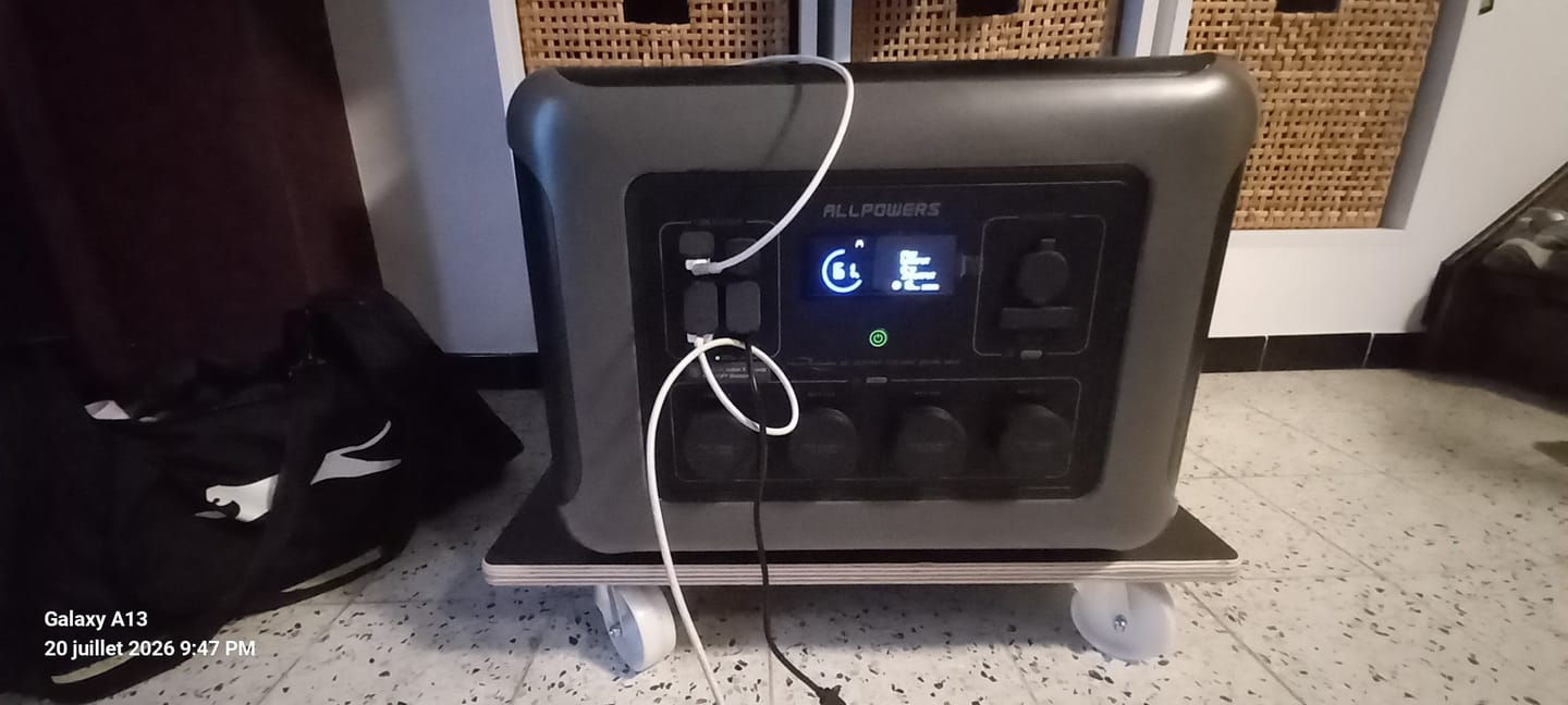 Customer photo review of ALLPOWERS R2500 V2 Station électrique portable 2500W 1920Wh