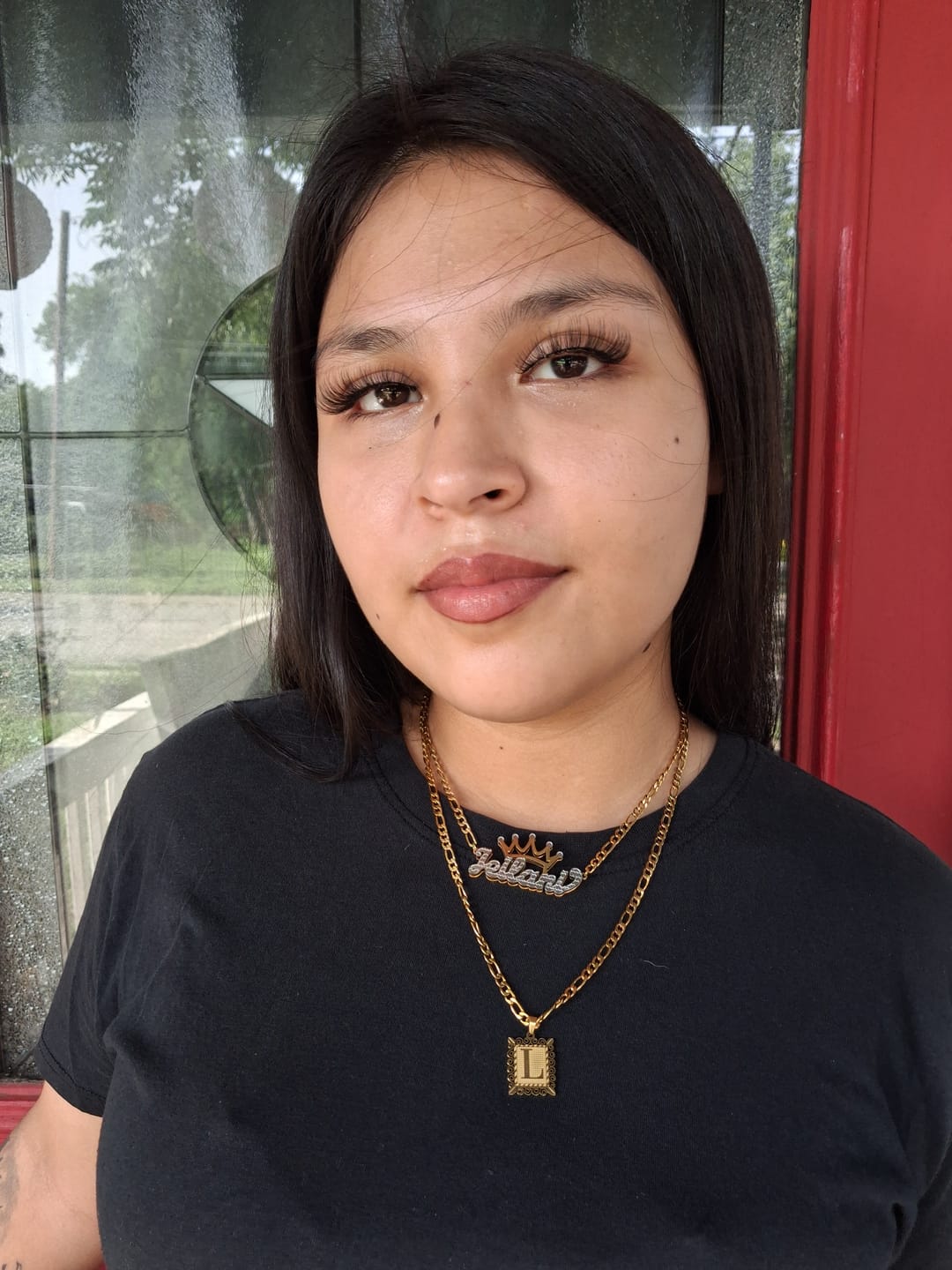 Customer photo review of Engraved Bar Cuban Link Bracelet