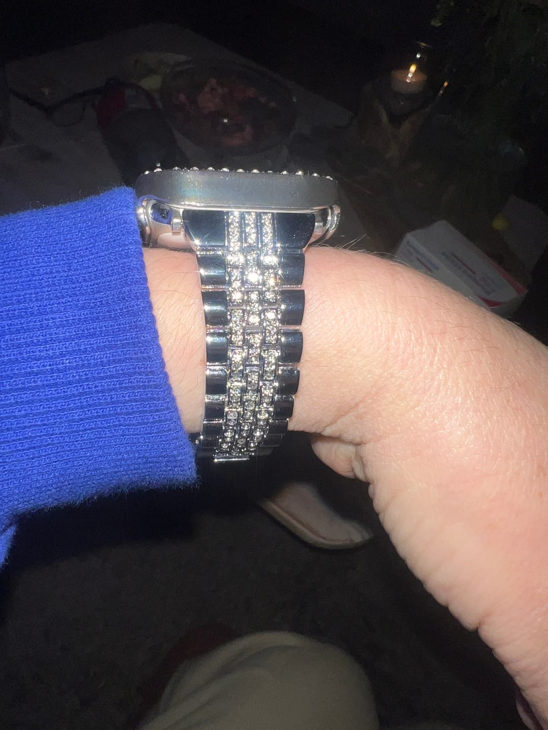 Customer photo review of arktisband Apple Watch Gliederarmband "Diamonds"