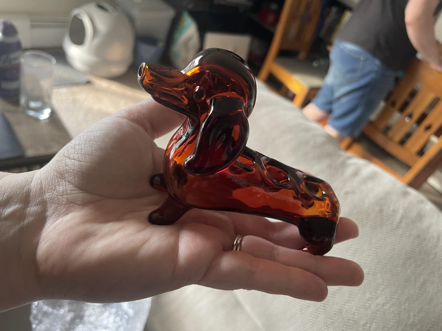 Customer photo review of WIENER DOG TRIPLE BOWL PIPE