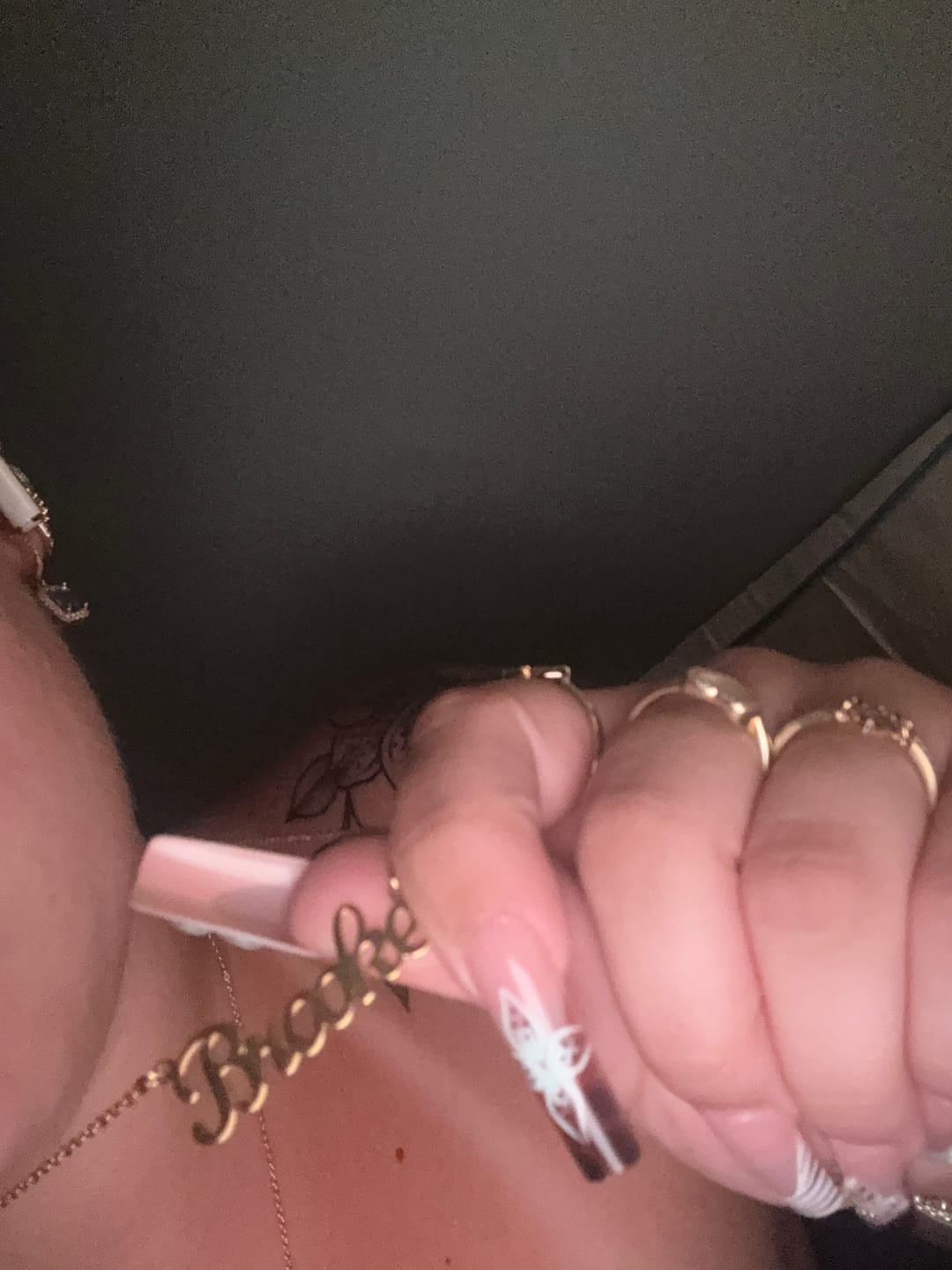 Customer photo review of Love Heart Name Necklace