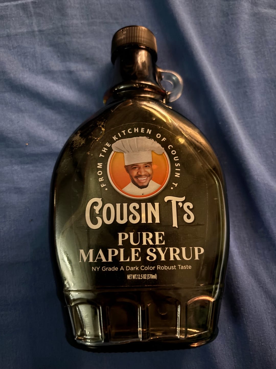 Customer photo review of Cousin T's 250th Anniversary Pancake & Syrup Bundle