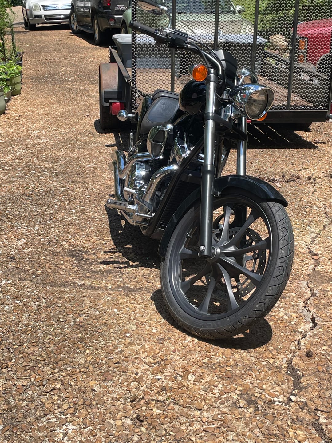 Customer photo review of Low Profile Reversible DOT Polo Helmet / Gloss Black