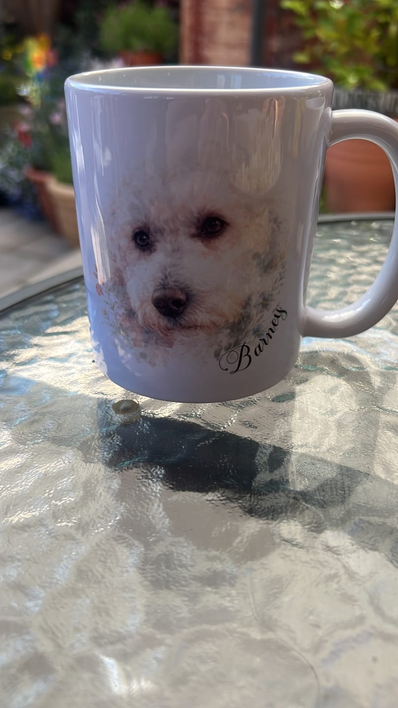 Customer photo review of Watercolour - Personalised Mug
