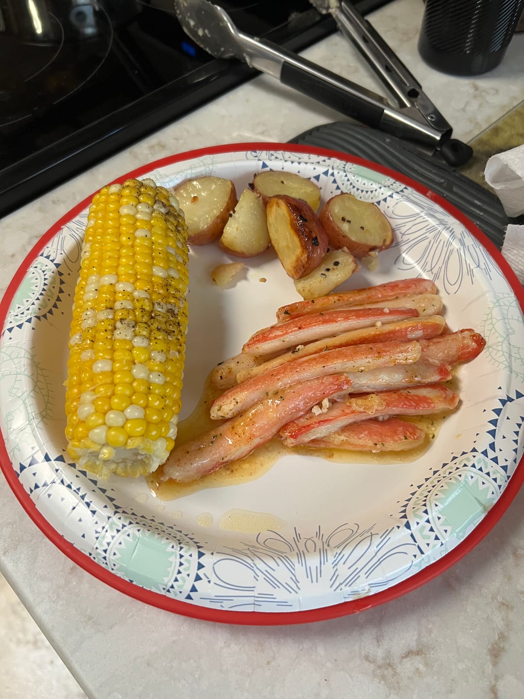 Customer photo review of Wild Arctic Snow Crab Leg Merus Meat - No Shell (16oz pack)