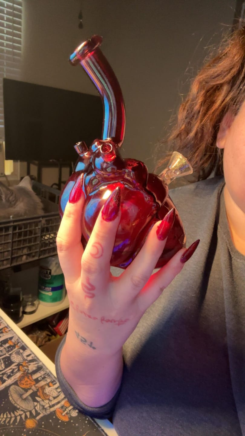 Customer photo review of ANATOMICAL HEART BONG