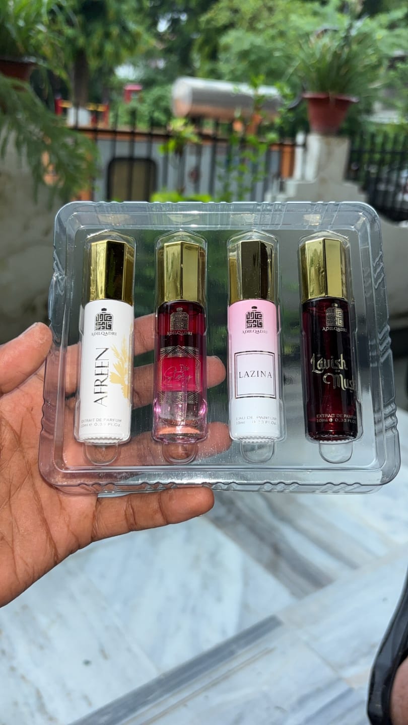 Customer photo review of Perfume Gift Set For Women 4 Pcs Set of Premium Perfume Spray