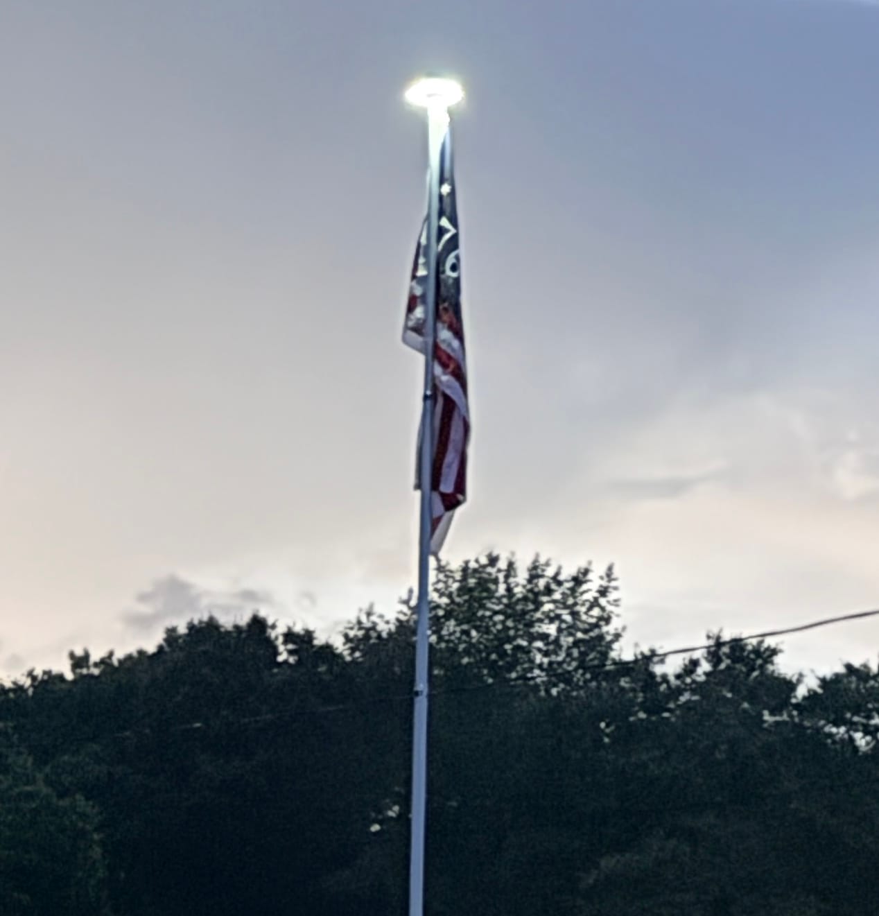 Customer photo review of 3' x 5' Bennington Flag