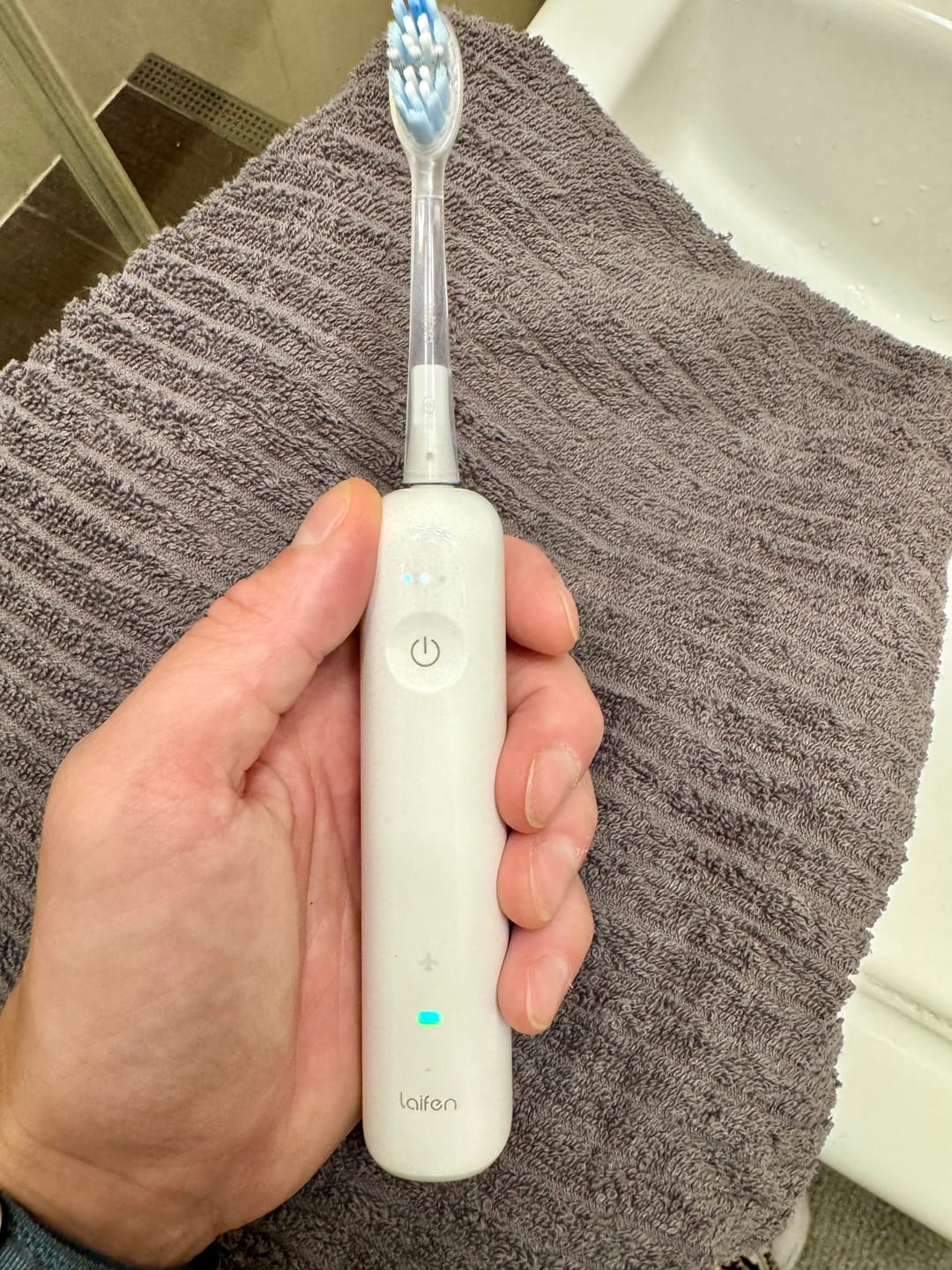 Customer photo review of Laifen Wave Pro Electric Toothbrush