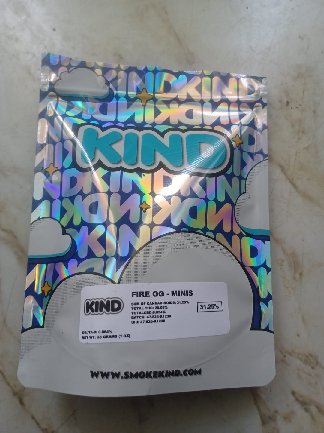 Customer photo review of Fire OG - Minis - 28 Grams - Indica