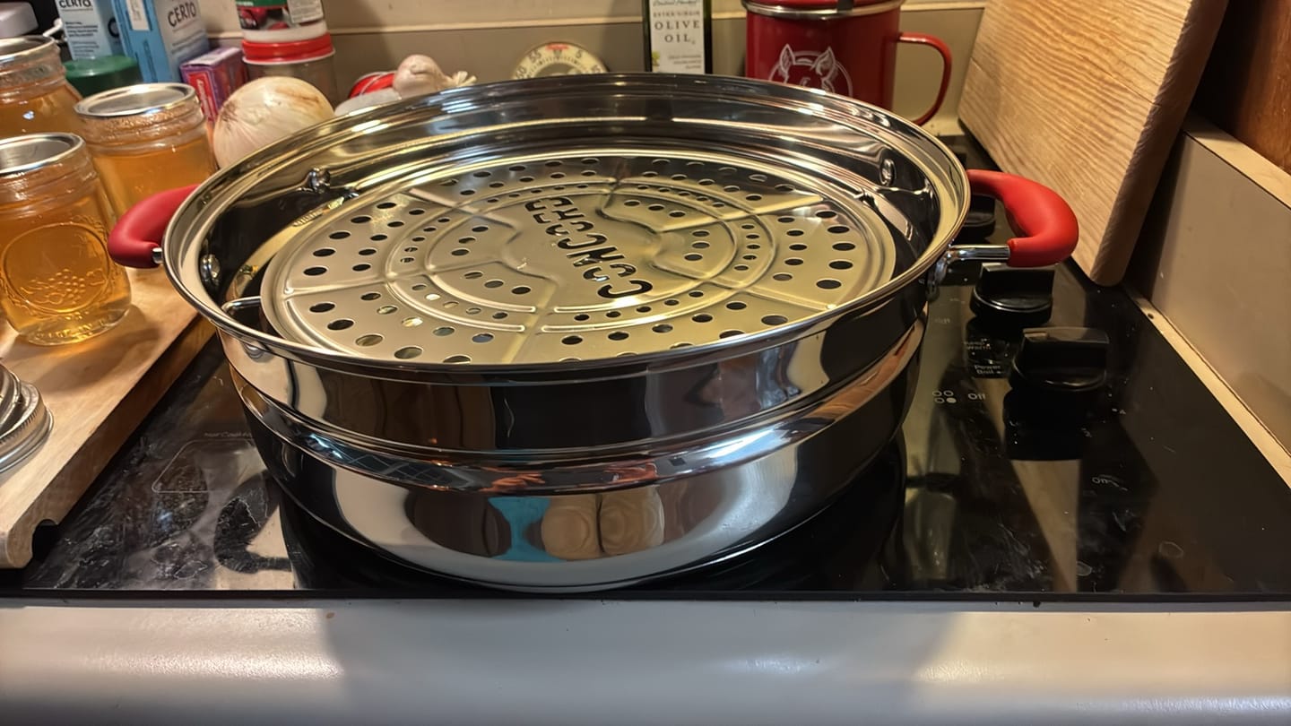 Customer photo review of Turbo Steam Canner