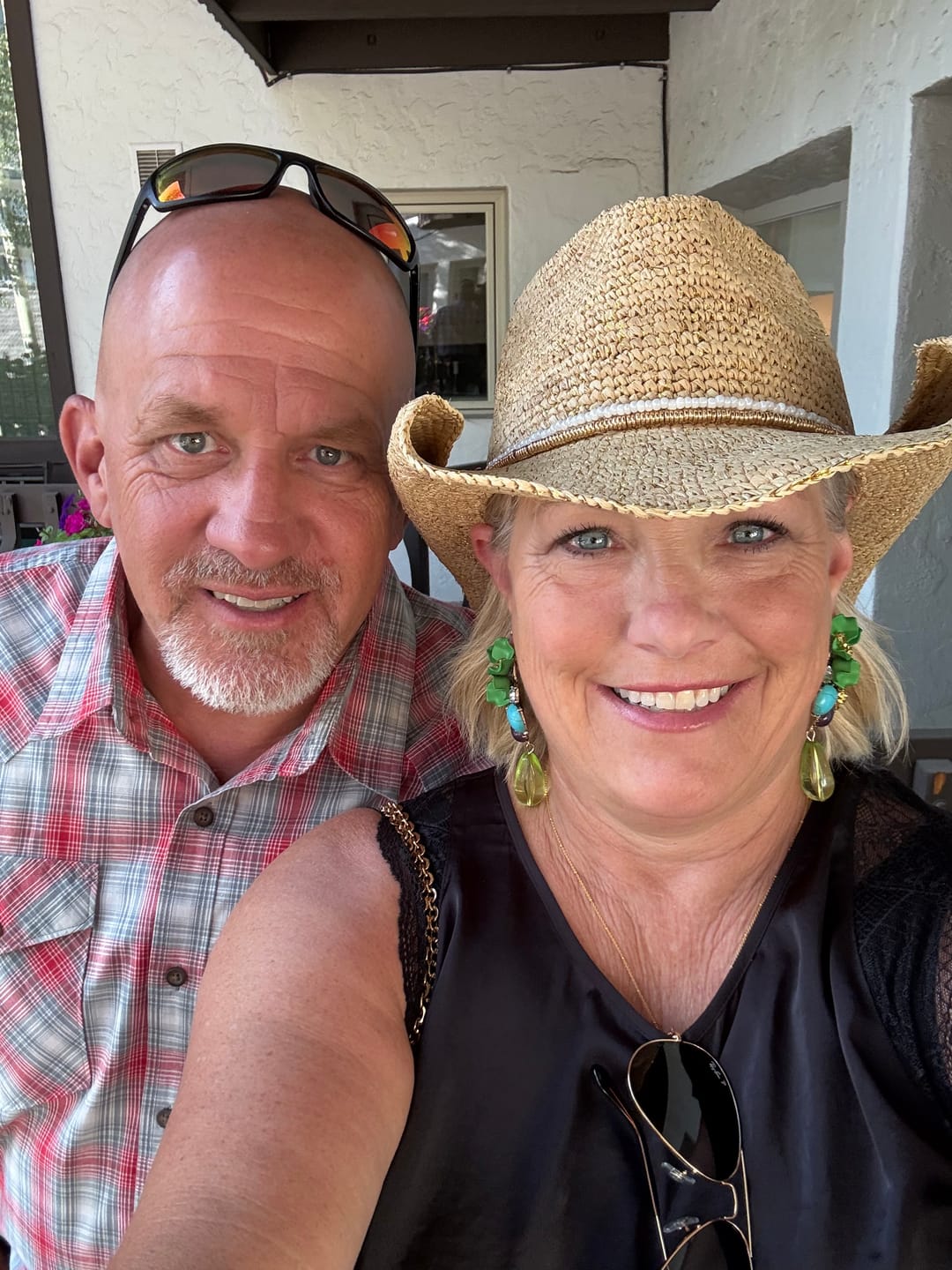 Customer photo review of GardenMuse Drop Earrings