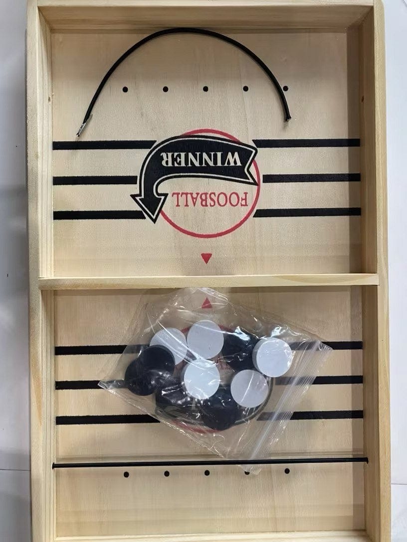 Customer photo review of Schleuder Schach Brettspiel aus Holz | Familienspiel Geschicklichkeit bildschirmfrei Holzspielzeug