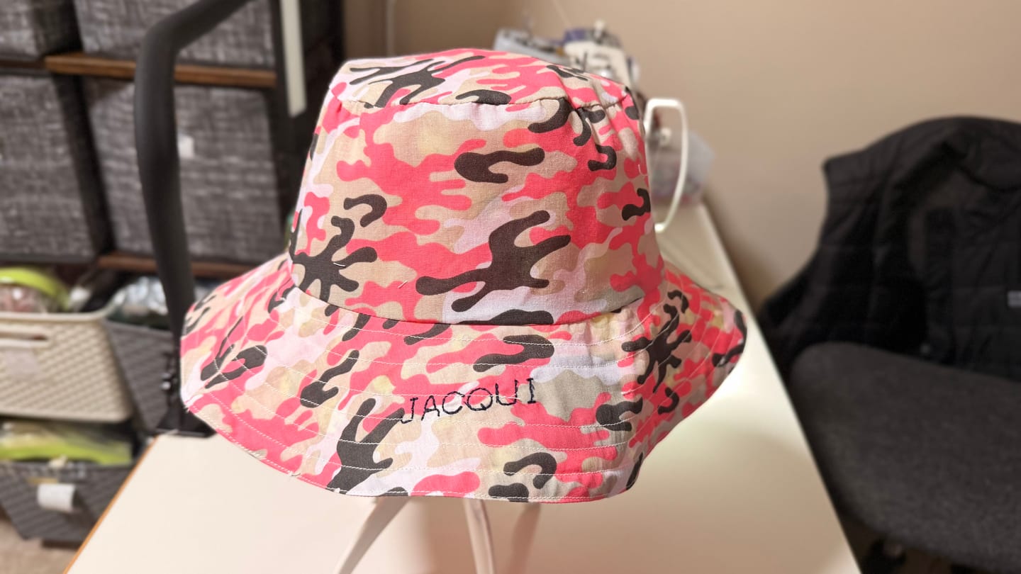 Customer photo review of Camouflage Polycotton Fabric