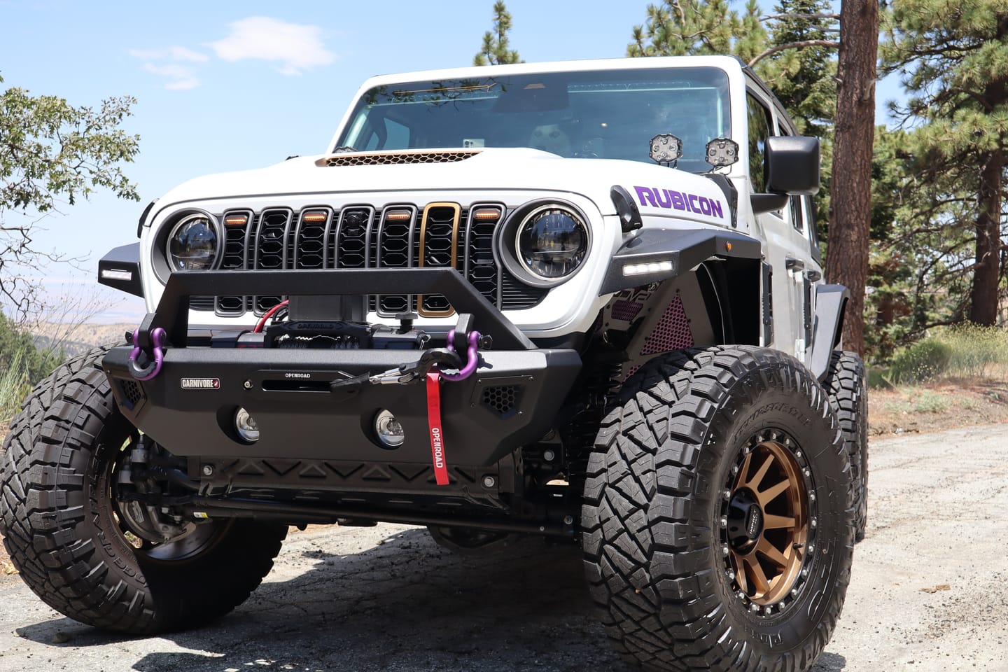 Customer photo review of Painted "Snap On" Accent Cover fits *24-26 Updated Jeep JL JT Grille