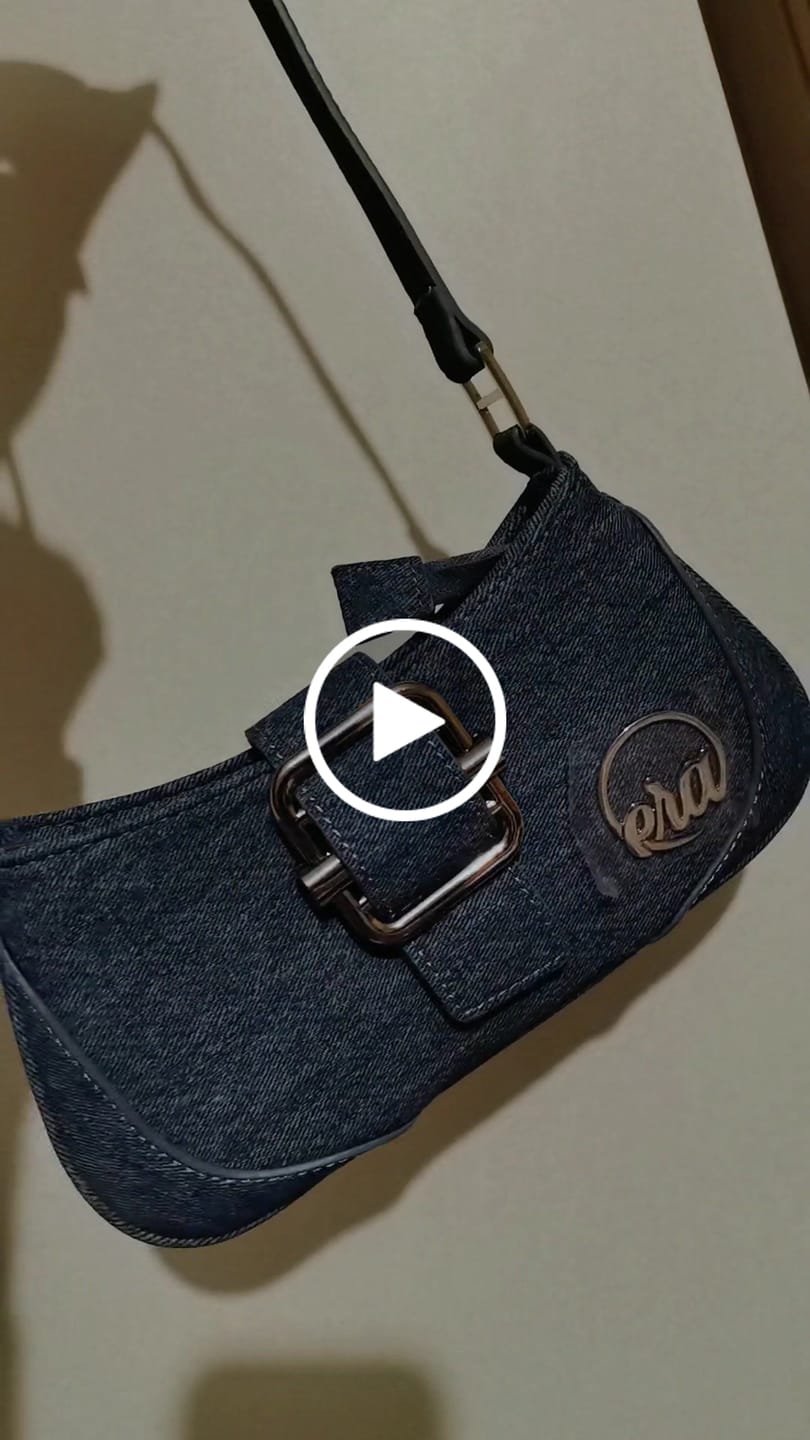 Customer video review of Denim Lily Shoulder Bag