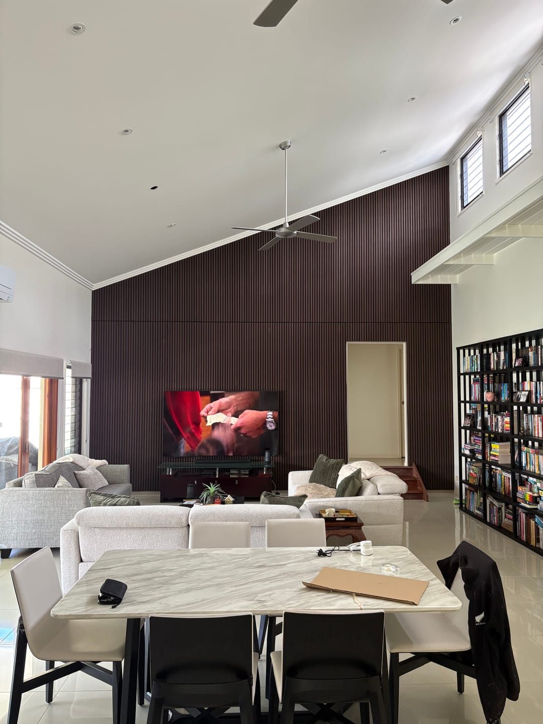 Customer photo review of Brown Oak | Acoustic Panel 2.8M