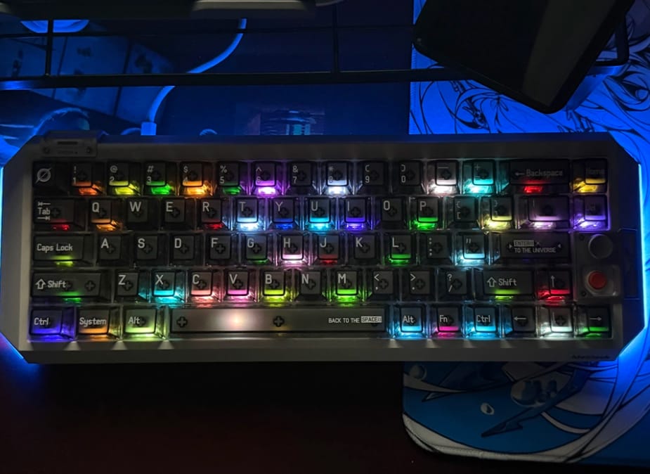 Customer photo review of Centauri60/80 Hall Effect Gaming Keyboard