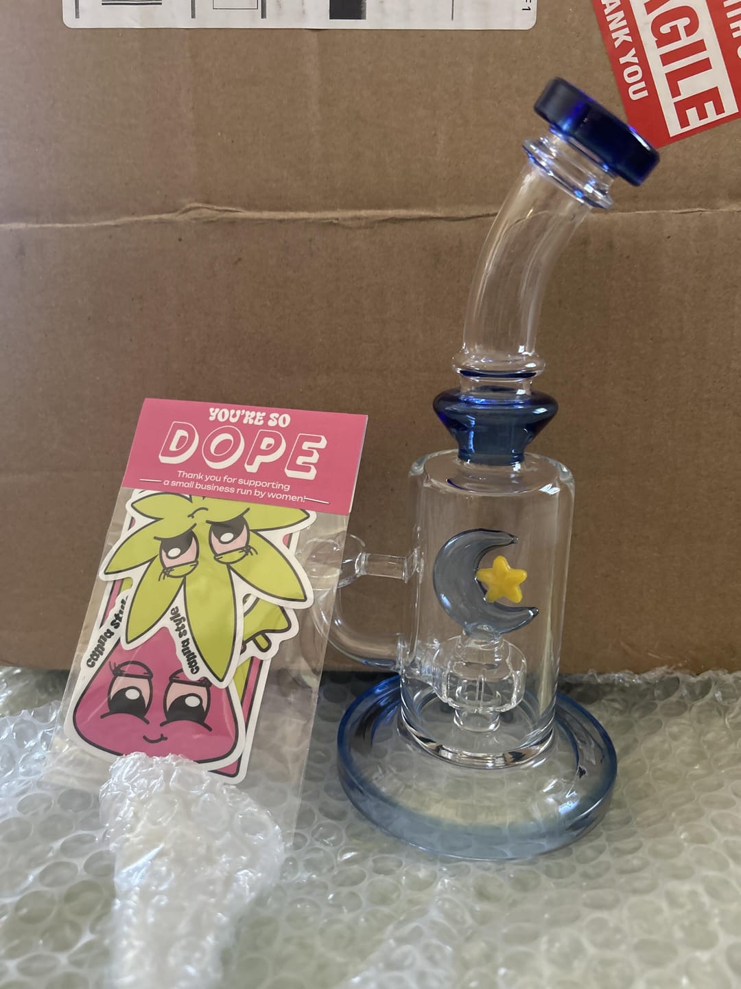 Customer photo review of CELESTIAL FIGURINE BONG