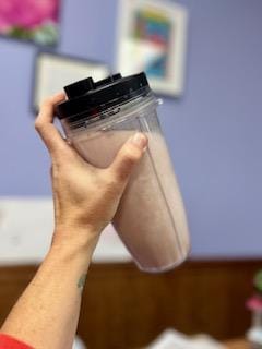 Customer photo review of Whey Protein Isolate with Organic Vanilla