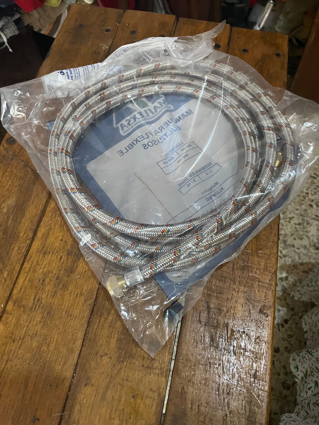 Customer photo review of Alimentador Para Gas 3/8 X 3/8 X 3Mt Maflexsa