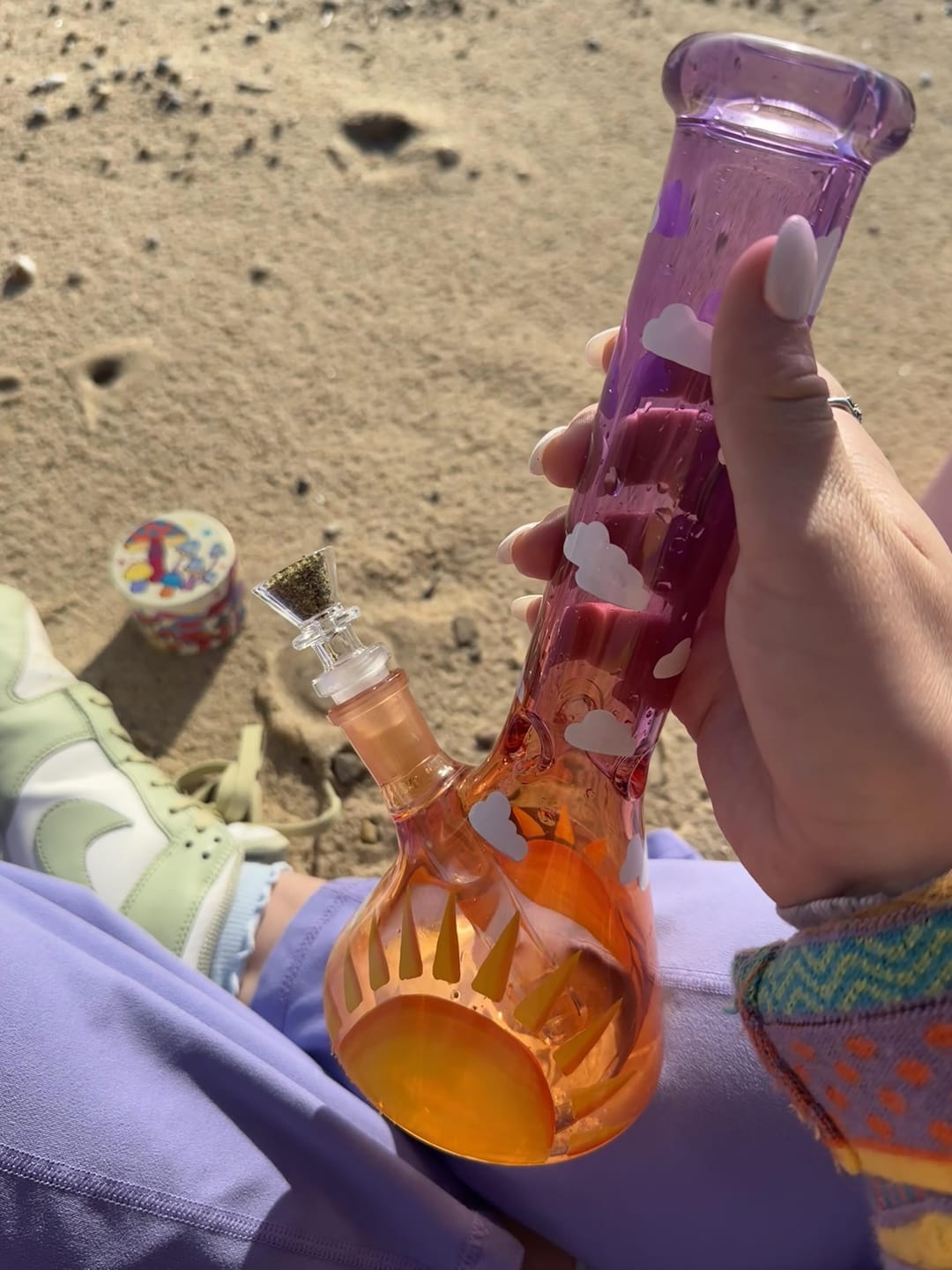 Customer photo review of SUNSET BONG 10"