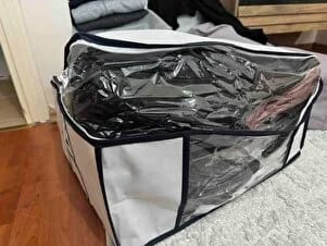 Customer photo review of Gule Home 2’li Vakumlu Hurç Seti Large + XXLarge Bez Çantalı Saklama Hurcu